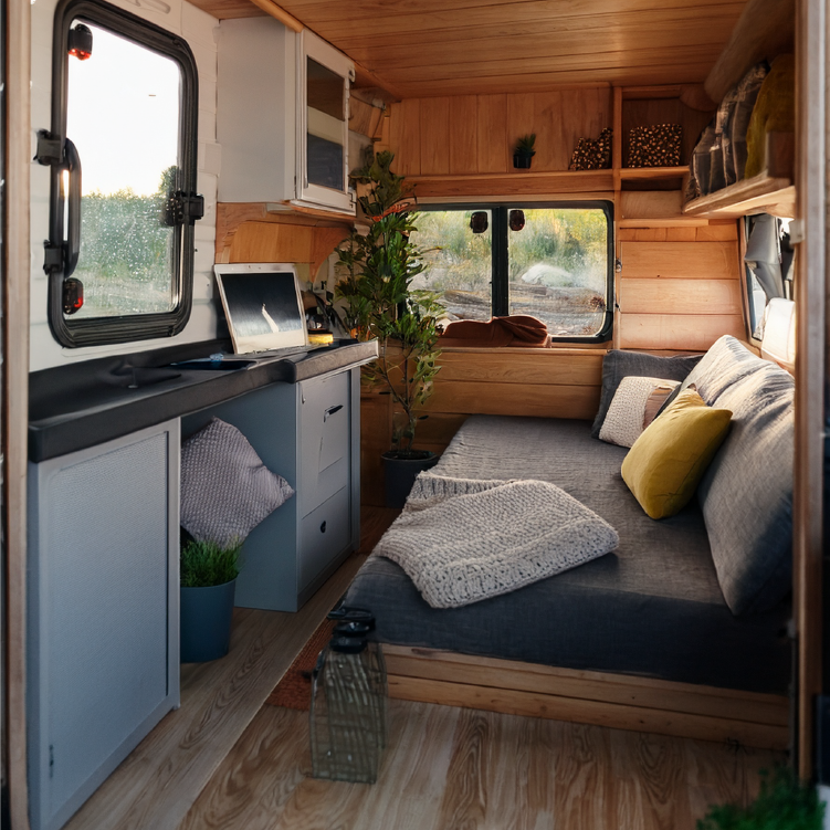 photo de la pièce principale de la tiny house
